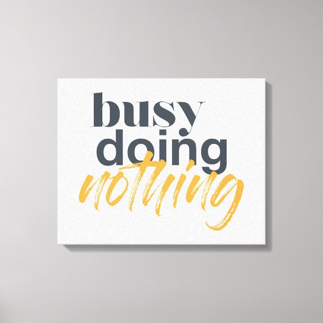 Toile Design urbain, moderne et tendance de Busy Doy Not (Recto)