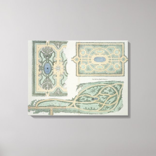 Toile Designs pour français, anglais ancien et anglais m (Recto)