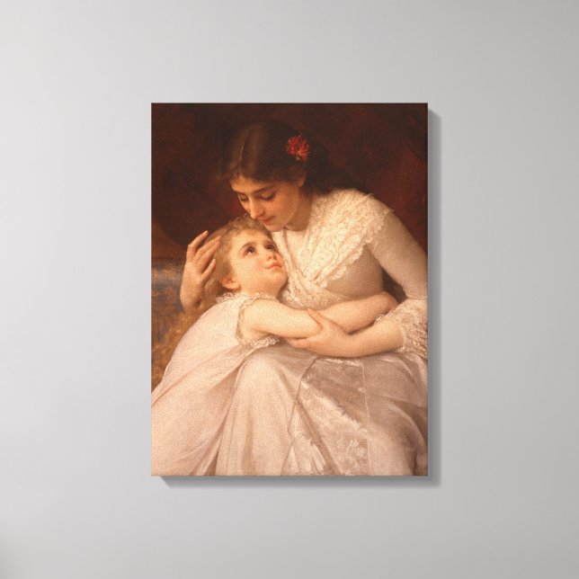 Toile Désolé, Maman (fille aimante et mère) (Recto)