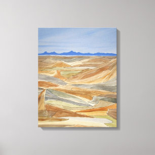 Toile Desolles Régions Aquarelle Ligne Imprimer