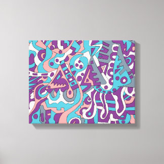 Toile Dessin abstrait moderne