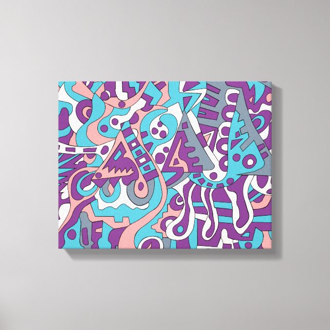 Toile Dessin abstrait moderne (Recto)