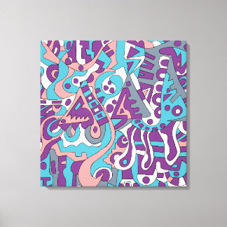 Toile Dessin abstrait moderne