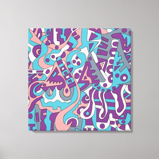 Toile Dessin abstrait moderne (Recto)
