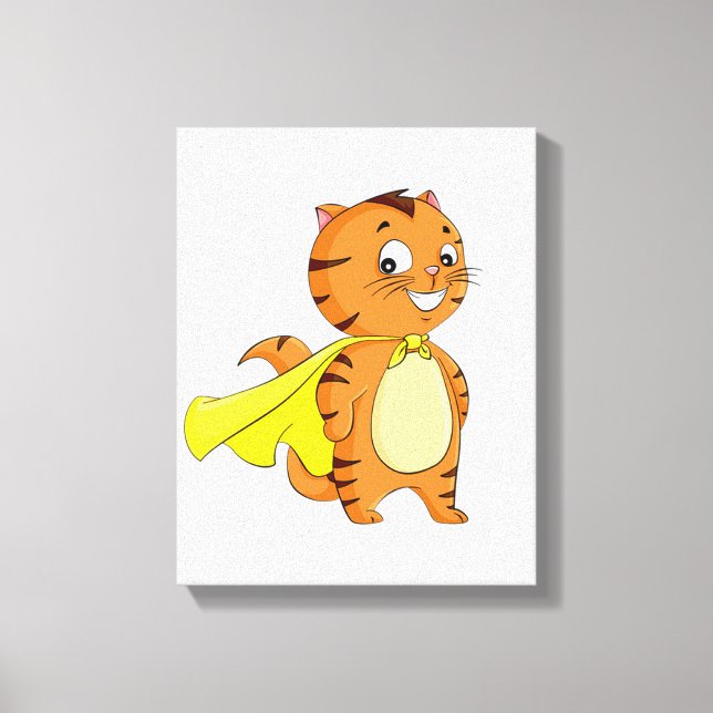 Toile Dessin animé Super Chat (Recto)