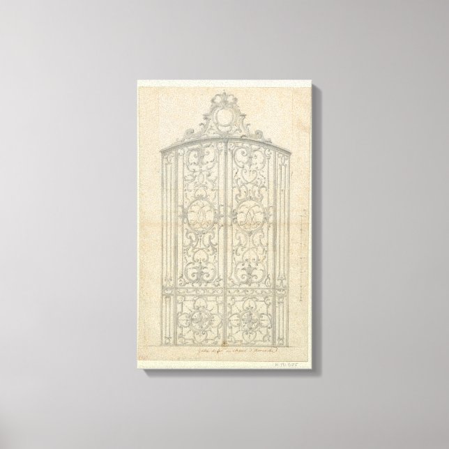Toile Dessin architectural français (Recto)