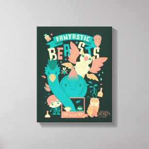 Toile Dessin Bêtes Fantastiques Avec Newt Scamander