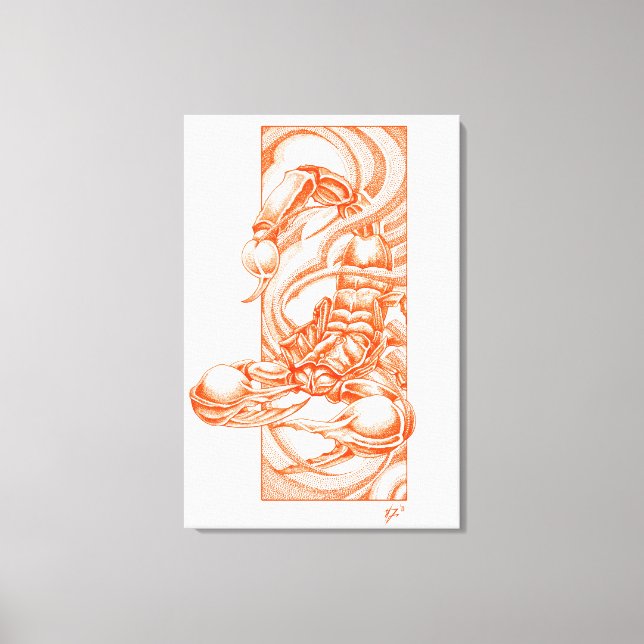 Toile Dessin de scropion (Recto)
