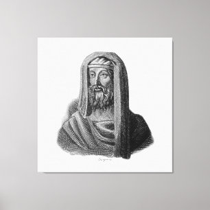 Toile Dessin Portrait du philosophe grec Diogenes