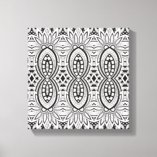 Toile Dessin tribal inspiré 6