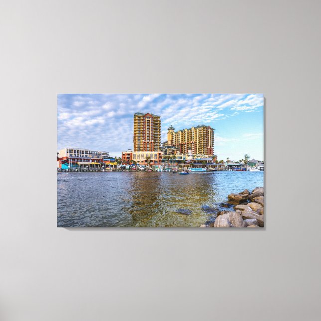 Toile Destin Harbour Boardwalk Canvas (Recto)