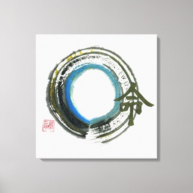 Toile Destinée en Zen, Enso (Recto)