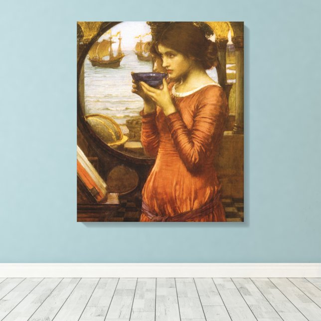 Toile Destiny par John William Waterhouse (Insitu (Plancher de Bois))