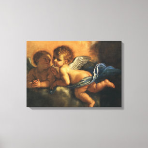 Toile Détail d'ange, Saints patrons de Modène par Guerci