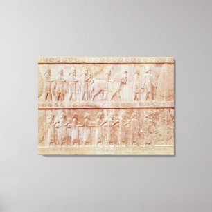 Toile Détail de la frise de soulagement sur l'est