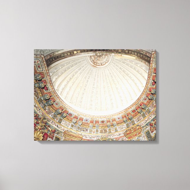 Toile Détail de la voûte de la chapelle (Recto)