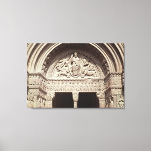 Toile Détail de l'extérieur de l'église montrant la