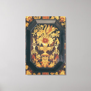 Toile Détail de marqueterie du buffet