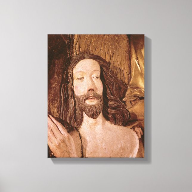 Toile Détail du baptême du Christ (Recto)