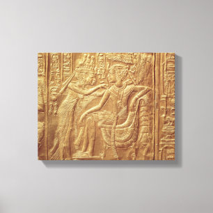 Toile Détail du petit tombeau de Tutankhamun