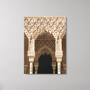 Toile Détail d'une arche de galerie, de la Cour