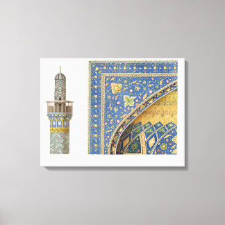 Toile Détails architecturaux de Mesdjid-i-Shah, Isf