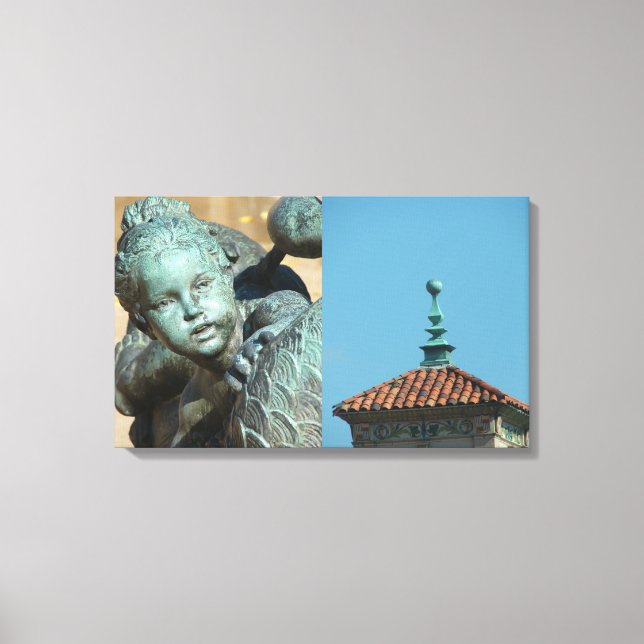 Toile Détails de la Plaza (Recto)