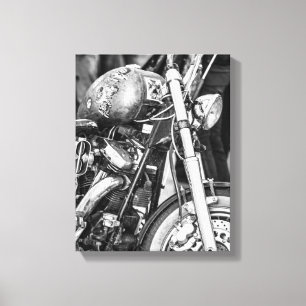 Toile Détails de motard Motocyclette Motocycliste Pilote