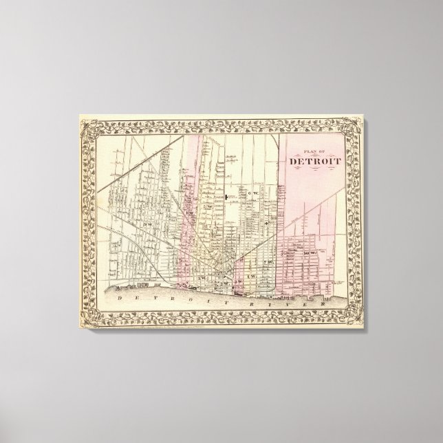 Toile Détroit (Recto)