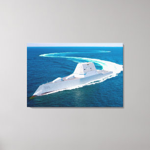 Toile DÉTROYEUR DE MISSILES GUIDÉS - DDG-1000 24x36