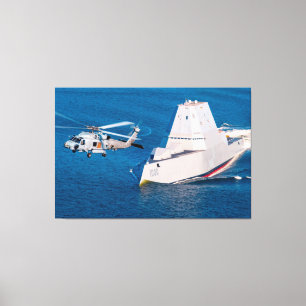 Toile DÉTROYEUR DE MISSILES GUIDÉS - DDG-1000 40x60