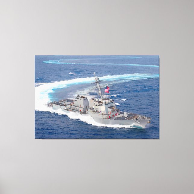 Toile DÉTROYEUR DE MISSILES GUIDÉS - DDG-110 32x48 (Recto)