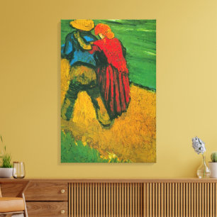Toile Deux amoureux par Vincent van Gogh