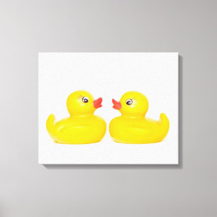Toile Deux canards de baiser