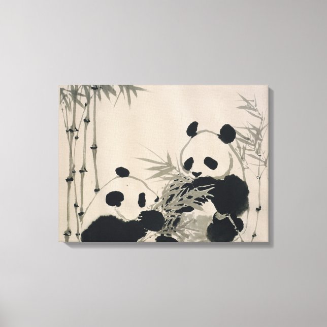 Toile Deux Canvas Pandas (Recto)