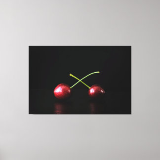 Toile Deux cerises 60x40 (150x100cm) waccna