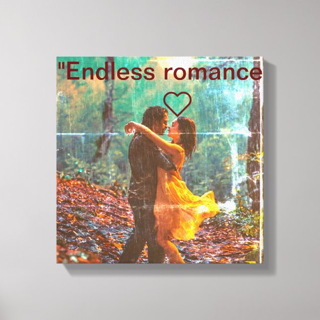 Toile Deux Coeurs, une âme" (Recto)