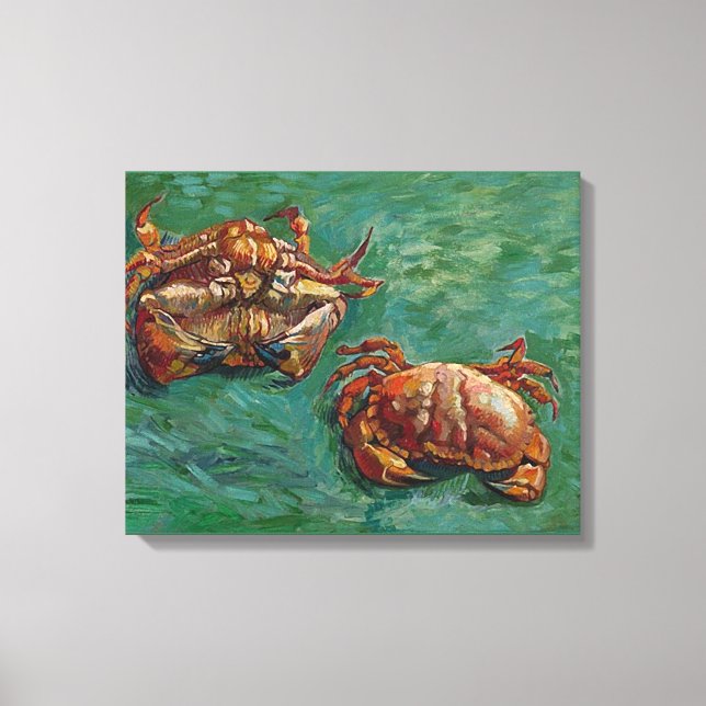 Toile Deux crabes (F606) Van Gogh Fine Art (Recto)