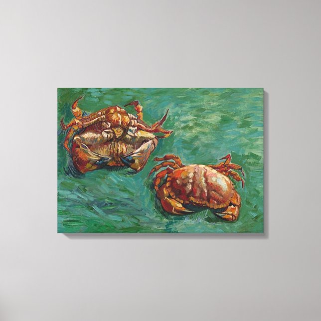 Toile Deux crabes (F606) Van Gogh Fine Art (Recto)