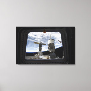 Toile Deux engins spatiaux russes