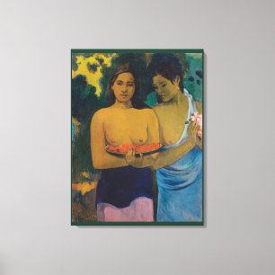 Toile Deux femmes tahitiennes (1899) par Paul Gauguin