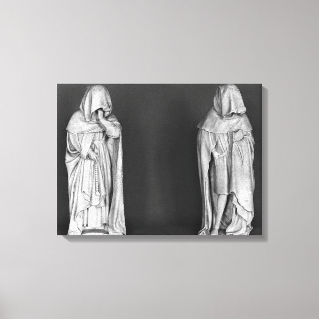 Toile Deux personnes en deuil (Recto)