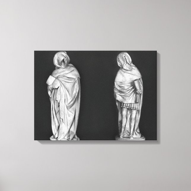 Toile Deux personnes en deuil (Recto)