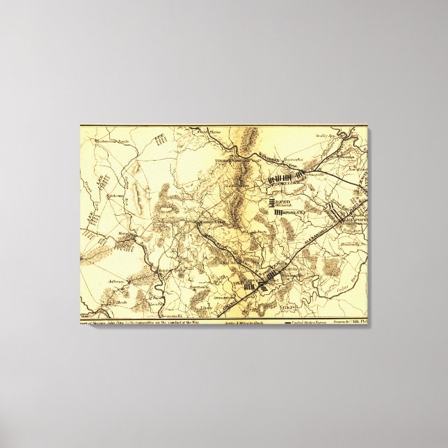 Toile Deuxième bataille de Bull Run 7 (Recto)