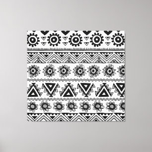 Toile Deuxième ethnie tribale, motif sans coutures.