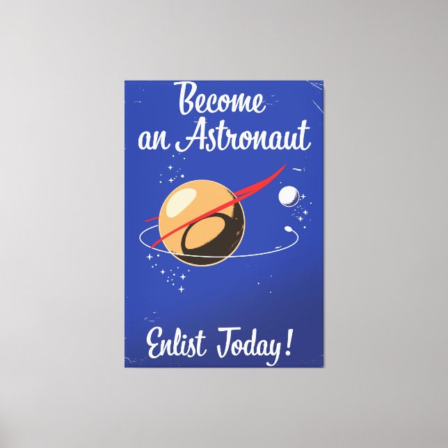Toile Devenez un astronaute ! (Recto)