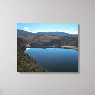 Toile Déversoir du lac de la Gorge flamboyante