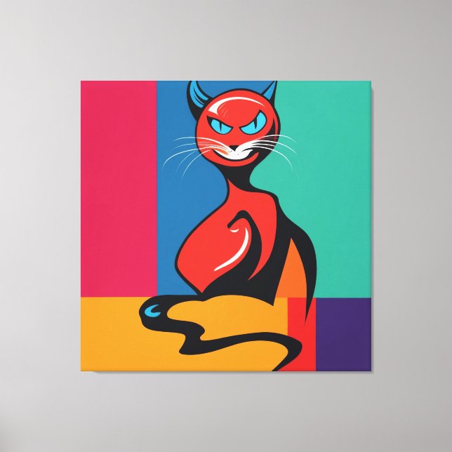 Toile Devil Cat (Recto)
