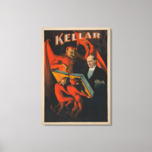 Toile Diable et démons de Kellar avec l'affiche magique
