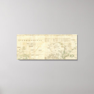 Toile Diagramme contenant une partie de la mer glaciale